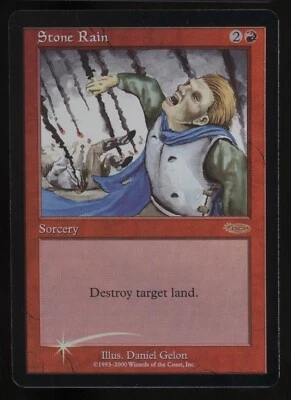 Stone Rain - Foil - MTG Friday Night Magic 2000 - RareCo - Image 1 of 3