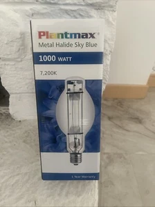 PlantMax MH Sky Blue spectrum Metal Halide bulb 1000 Watt - 7200K New In Box - Picture 1 of 1