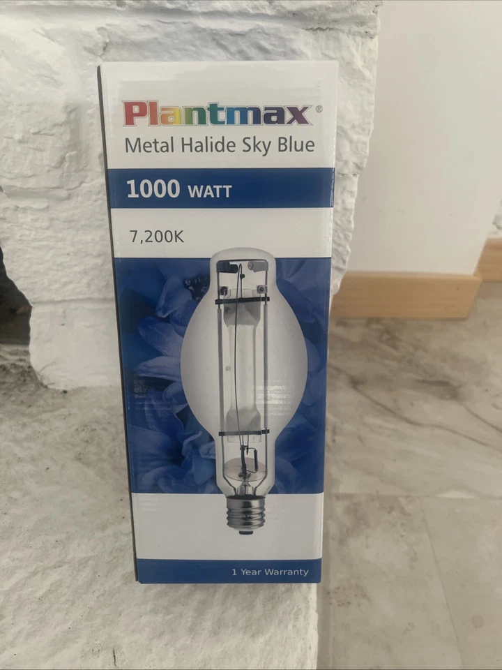 PlantMax MH Sky Blue spectrum Metal Halide bulb 1000 Watt - 7200K New In Box - Image 1 of 1