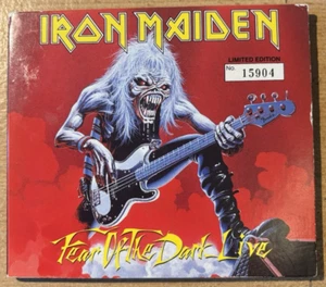 IRON MAIDEN * FEAR OF THE DARK LIVE * LTD EDITION CD SINGLE CDEMS263 PLAYS FINE - Picture 1 of 4