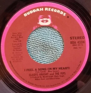 Gladys Knight & The Pips "I Feel A Song / Don't Burn Down the Bridge" VG+ - Picture 1 of 3