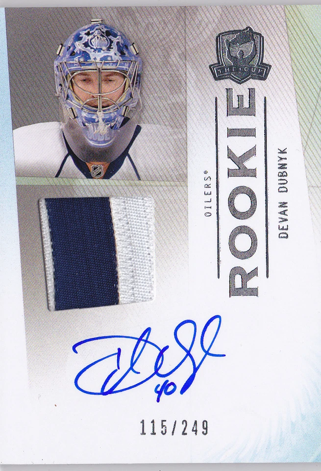09-10 The Cup Devan Dubnyk /249 Auto Patch Rookie 2009 - Image 1 of 1