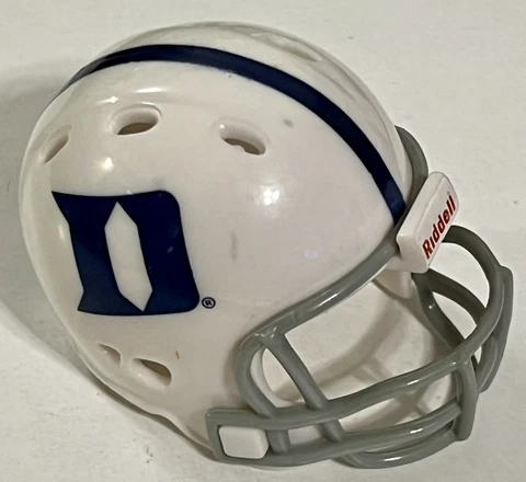 Duke Blue Devils Riddell Pocket Pro Helmet Mini Helmet Revolution Style Cover