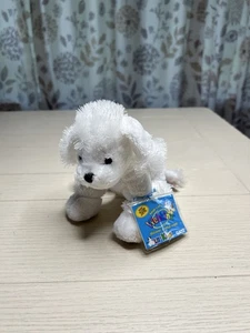 Ganz Webkinz Lil' Kinz "Caniche Blanco" Animal de Peluche Suave HS014 Código Sellado 7" - Imagen 1 de 5