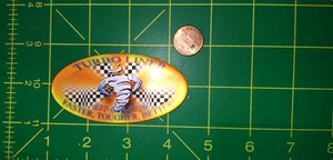 DOMED TURBO LINER BADGE Aufkleber Sticker ORIGINAL old stock - Bild 1 von 2