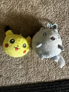 Squishables Bravest Warriors Catbug 4" Mini Plush Backpack Clip Keychain & Pika - Picture 1 of 8