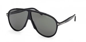 NEW Tom Ford FT 1211 Sunglasses 01N Shiny Black 100% AUTHENTIC - Picture 1 of 1