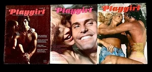 Vintage Lot von 3 Play Girl Zeitschriften ~ 1973 ~ Juni/Juli/Oktober ~ 1. 2. 5. Ausgaben EUC - Bild 1 von 5