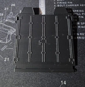 Transformers G2 Optimus Prime Scanned and 3D Printed Black Nemesis Prime Door - Picture 1 of 4