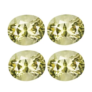 2,93 quilates [Lote de 4 piezas] Impresionante ovalado 6,5 x 5,4 mm blanco natural amarillo berilo - Imagen 1 de 5