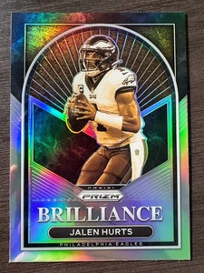 2022 Panini Prizm Jalen Hurts #B-8 Brilliance Silver Holo Prizm - Picture 1 of 2