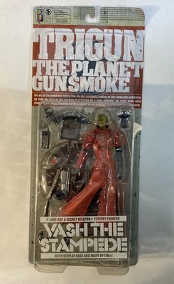TRIGUN Vash The Stampede - Discontinued 2000 Kaiyodo Toy Tribe Action Figure  - Image 1 of 4