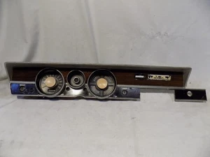 1967-72 PLYMOUTH BARRACUDA DUSTER/DODGE DEMON DART RALLYE DASH CLUSTER GAUGES 70 - Picture 1 of 16
