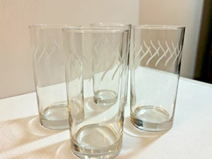 Vintage Set of 4 Corelle Coordinates Cooler Iced Tea Water Glasses Tumblers 16oz - Picture 1 of 5