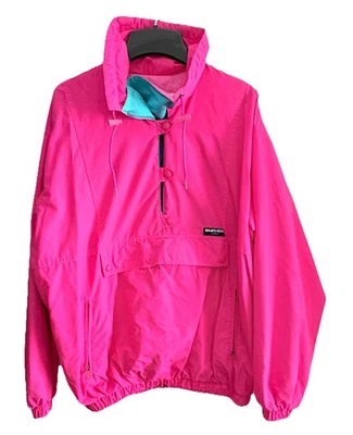 Chaqueta de esquí vintage Sunice años 80 90 rosa neón anorak snowboard mujer mediana/grande Foto 1 de 4