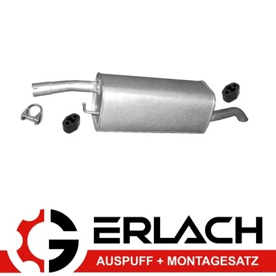 Silencieux d'échappement pour Ford Fusion 1.25 1.4 2828 - Photo 1/2