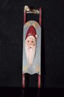 Midwest Of Cannon Falls Carved Wooden Sled Santa Holiday Christmas Tree Ornament