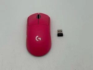 Logitech G PRO X SUPERLIGHT Wireless Gaming Mouse Magenta Pink 910-005954 - Afbeelding 1 van 5