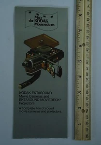 Kodak MovieMakers Ektasound Filmkameras Moviedeck Projektoren 1977 Ordner - Bild 1 von 2