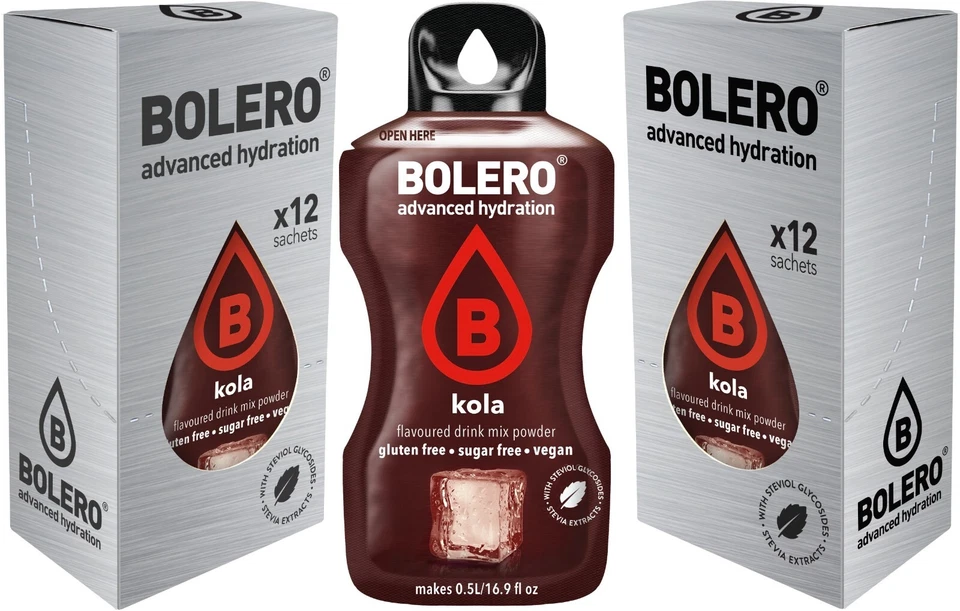 (€151,39/kg) 24 Sticks Bolero Kola Cola Powder Drink Powder Sugar Free - Image 1 of 1