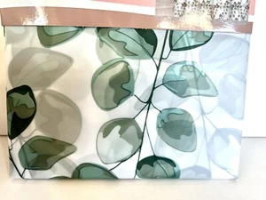 CORTINA DE DUCHA PEVA HOJAS VERDES EUCALIPTO - Imagen 1 de 7