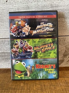 Muppets From Space & The Muppets Take Manhattan & Kermit’s Swamp Years 3 DVDs - Picture 1 of 2
