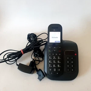 Telekom Sinus A 206 Comfort Schnurlos Telefon mit Anrufbeantworter Schwarz - Bild 1 von 6