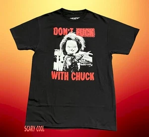 New Chucky Childs Play Dont F#$# With Chuck 1988 Mens Vintage Throwback T-Shirt - Picture 1 of 2