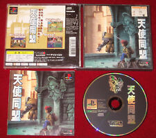 PS1 Tactical RPG Game Tenshi Doumei NTSC-J Japan Import PlayStation