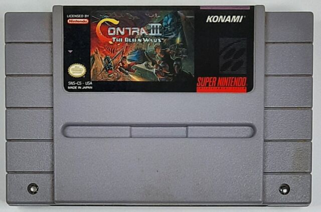 Jogo Contra III - SNES - Sebo dos Games - 10 anos!