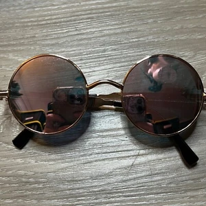 Steampunk Sunglasses Round Mirror Lens Unisex New - Picture 1 of 15