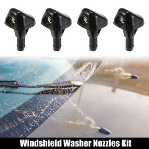 Windshield Wiper Washer Nozzle Spray Jet for Toyota 4Runner Plastic 4 Pcs