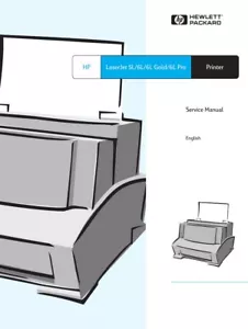 HP Laserjet 5L 6L Gold / Pro Service Manual (Contains Parts and Diagrams) - Picture 1 of 2