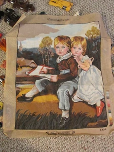 ""LES ENFANTS BOWDEN - LARGE NEEDLEPOINT KIT"" - MARGOT - MADE IN FRANCE - Picture 1 of 4