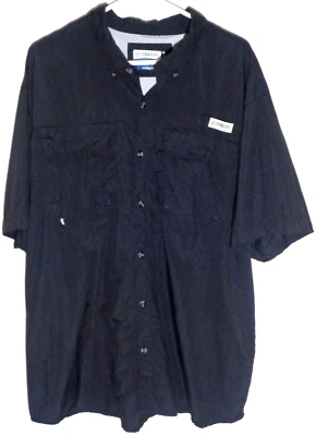 Men's Black, Nylon, Short Sleeve Vented Fishing Shirt by Magellan in Size XL - Image 1 of 4