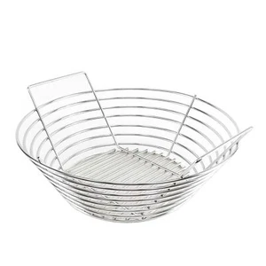 14" Charcoal Ash Basket Stainless Holder with Handles Grill BBQ Kettle - Picture 1 of 8