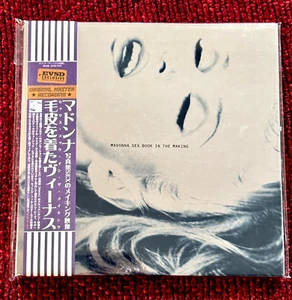 MADONNA JAPAN SEX BOOK VIDEO DVD LASERDISC PROMO OBI FOIL REFLECTIVE LP SEALED - Picture 1 of 10