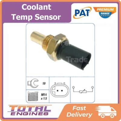 PAT Premium Coolant Temp Sensor fits Mercedes Benz C-Class W202 2.5L 5Cyl OM 605 - image 1 of 2