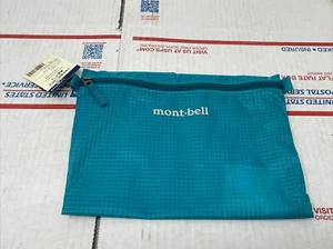 Mont-bell Light Paper Pouch S 1123677 Teal New With Tags Ships From USA - Picture 1 of 6