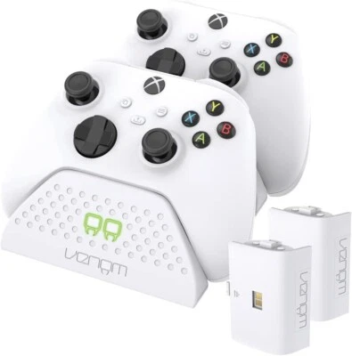 Xbox Series X / S Twin Charging Dock with Rechargeable Battery Packs - White - Image 1 of 4