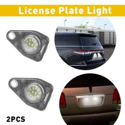 Par de luces de placa de licencia para Expedition Ford Freestar Taurus Navigator [LED COMPLETO] Foto 1 de 4