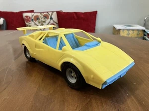 Vintage Tootsie Toy Lamborghini Countach 10” Large Plastic Toy Model 1980’s USA - Picture 1 of 12