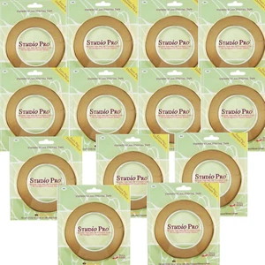 (13 Pack)Studio Pro 7/32" Silver Back Foil Stained Glass Foiling Tape Roll 1 Mil - Picture 1 of 1