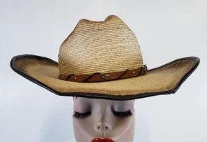 Cappello da cowboy Justin Western Headwear by Milano in paglia 20X UOMO taglia 6 7/8 55 - Foto 1 di 11