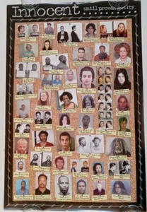 Vintage Original Celebrities Mugshots Poster Innocent Until Proven Guilty DMX - Picture 1 of 6