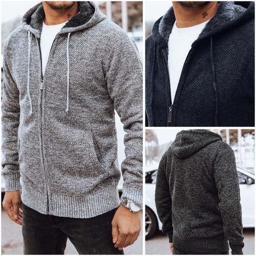 SACAI Pullover uomo pelliccia isolato cardigan pullover con cappuccio felpa con cappuccio DSTREET L 3XL