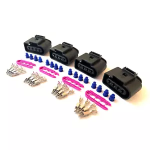 Coil Pack Connector Plug for VW Audi TSI TFSI R8 Coilpacks x4 - Picture 1 of 2