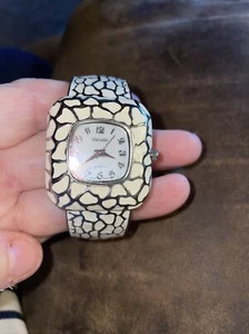 Versale Manschettenuhr Damen Edelstahl weiß SPLASH New Old Stock - Bild 1 von 10