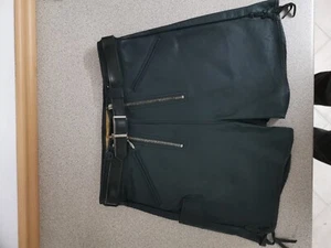 Kinder Lederhose Kurz Neu Bundweite 32 Größe ca 136 - Bild 1 von 3