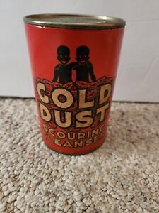 Vintage 14oz Unopened Sealed Gold Dust Scouring  Cleanser Tin/Cardboard  Can!